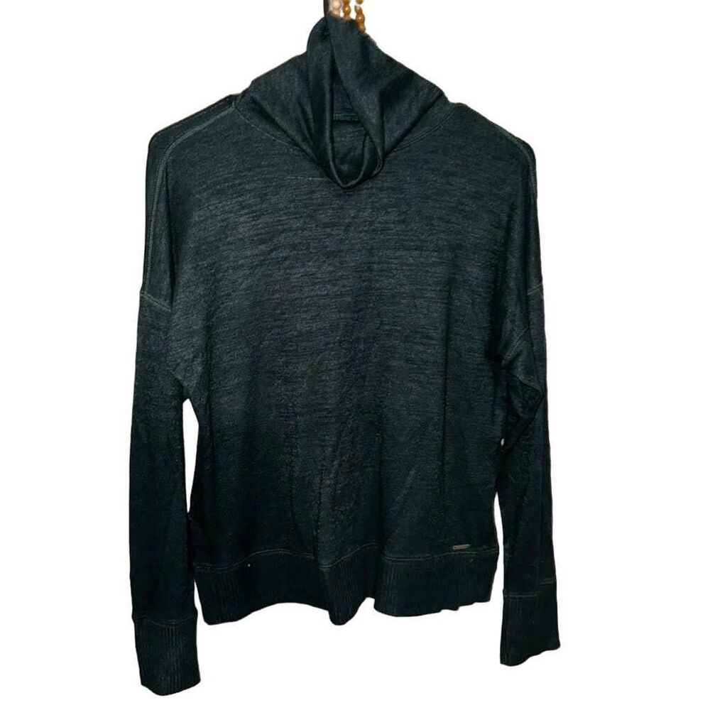 abercrombie and fitch soft and cozy long sleeve collared top - size small‎